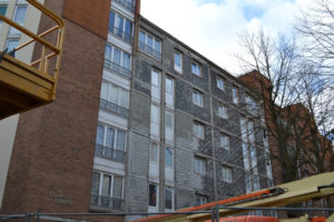 Façade en cours résidences Bourseul Guérin Douai