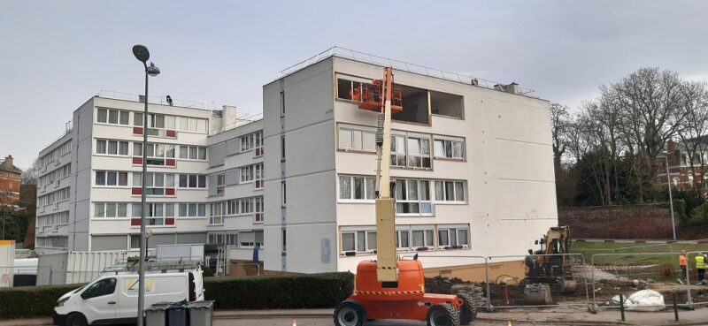 Réhabilitation - Chantier de réhabilitation de la résidence Gayant Cèdres