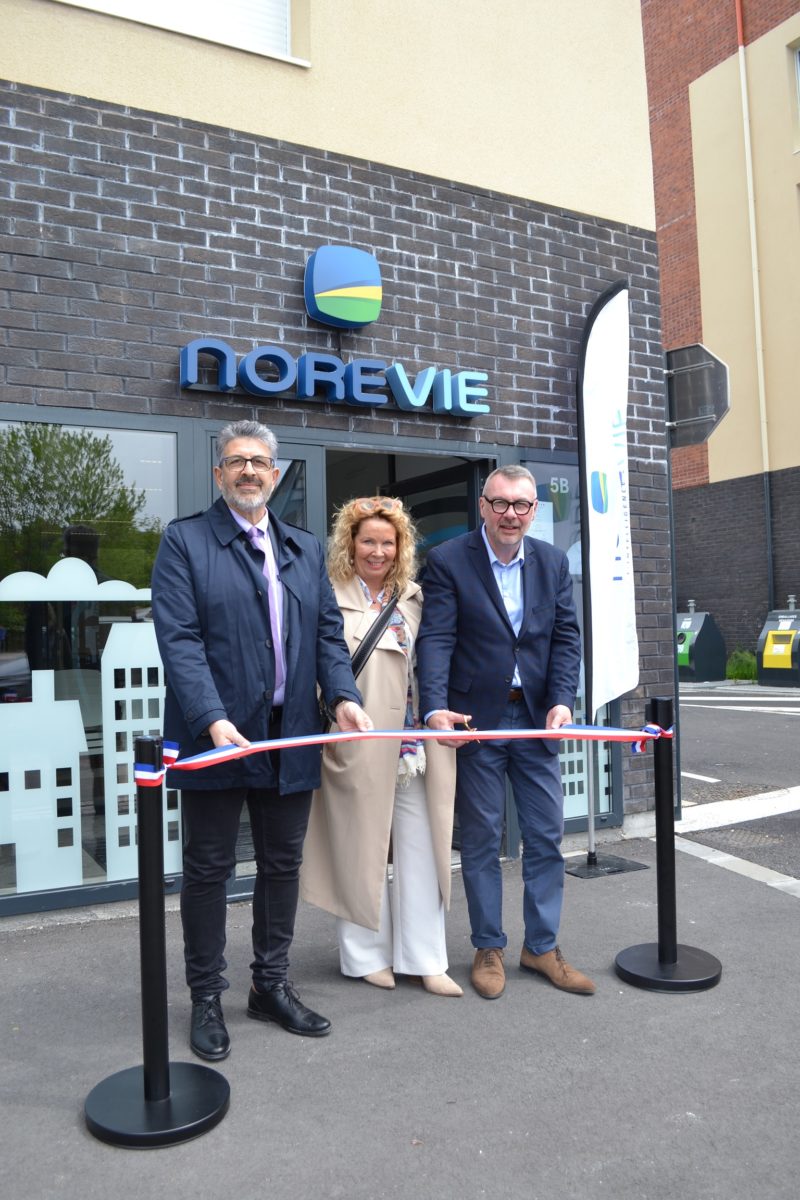 Inauguration de l'agence Norevie de Saint-Laurent-Blangy